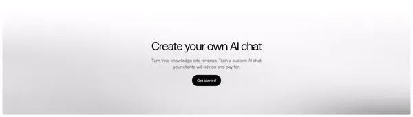 Outchat | Create Your Branded AI Chat - Landing design inspiration