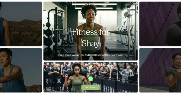 Future | Personal Training & Workouts That Adapt to You - Landing design inspiration
