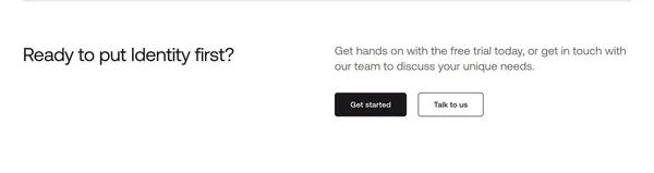 Employee and Customer Identity Solutions | Okta - Landing design inspiration