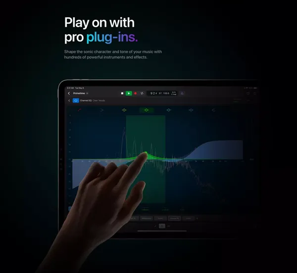 Logic Pro for iPad - Apple - Landing design inspiration