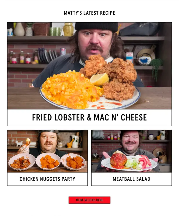 MATHESON FOOD COMPANY - BBQ SAUCES, SALAD DRESSINGS, MAC & CHEESE. FOLLOW AND FIND OUT WHAT’S NEXT FOR YOUR PANTRY - Landing design inspiration