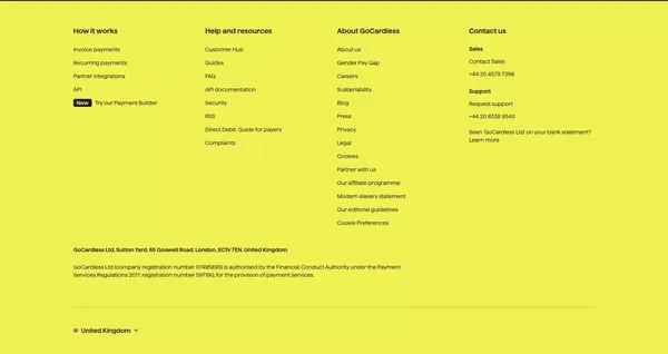 Online Payment Processing Solution | GoCardless - Landing design inspiration