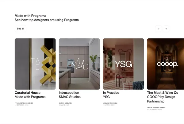 Programa - Software That Meets Even An Interior Designer’s Standards - Landing design inspiration