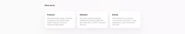 Never Before Seen – Product Design Studio For Startups - Landing design inspiration