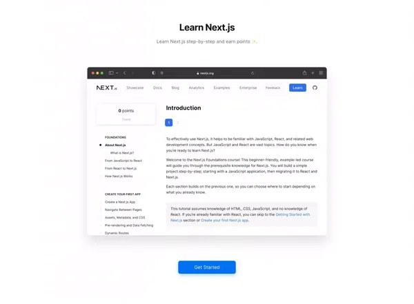 Next.js by Vercel - The React Framework - Landing design inspiration