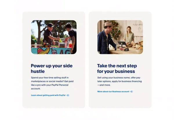 Digital Wallets, Money Management, and More | PayPal US | PayPal US - Landing design inspiration