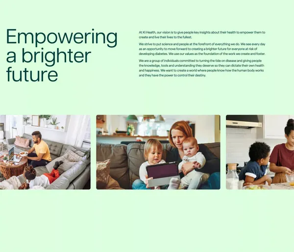 Ki Health - The Dawn of a New Era in Health is Here - Landing design inspiration