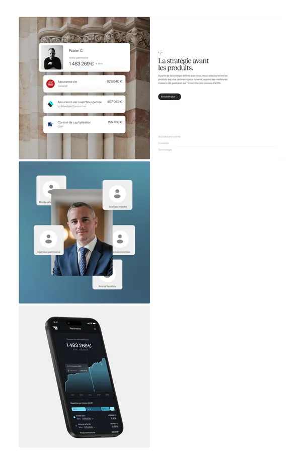 RockFi - La nouvelle gestion privée - Landing design inspiration
