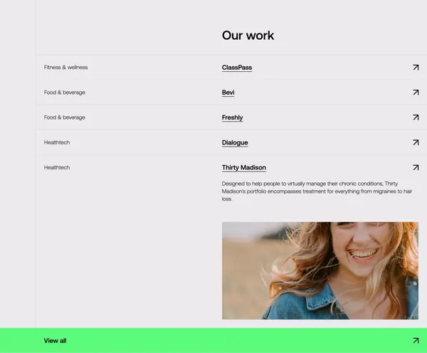Software Development Company | Vention - Landing design inspiration