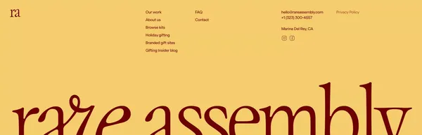 Custom Corporate Gifts & Branded Merch That Stands Out | Rare Assembly - Landing design inspiration