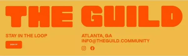 The Guild - Landing design inspiration