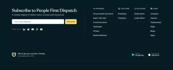 Employee Health Insurance and Benefits Platform | Nova Benefits - Landing design inspiration