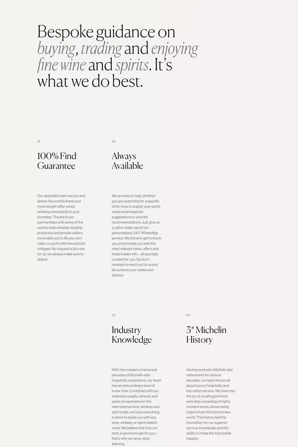 Impossible Drinks · Impossible made possible - Portfolio design inspiration
