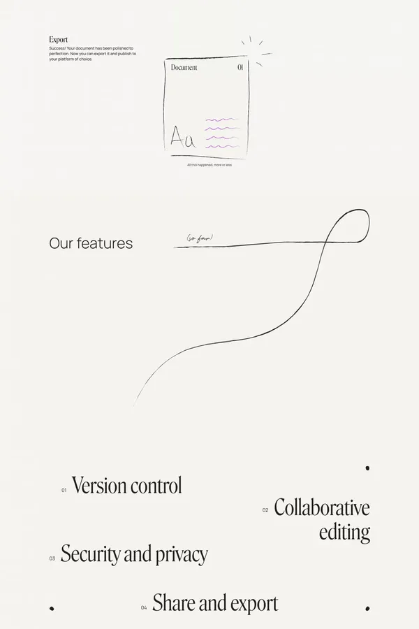 Ellipsus - Write better together - Landing design inspiration
