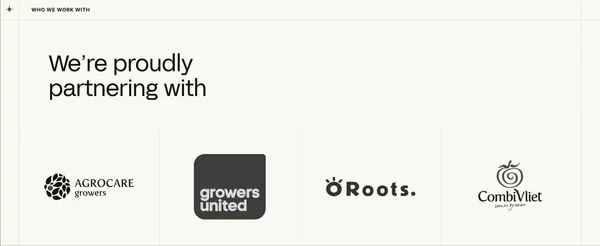 Source.ag Empowering greenhouse growers with AI - Landing design inspiration