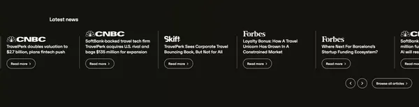 Corporate Travel Management & Business Travel Services - Landing design inspiration