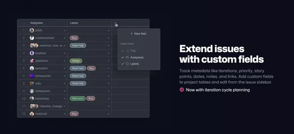 GitHub Issues · Project planning for developers · GitHub - Landing design inspiration