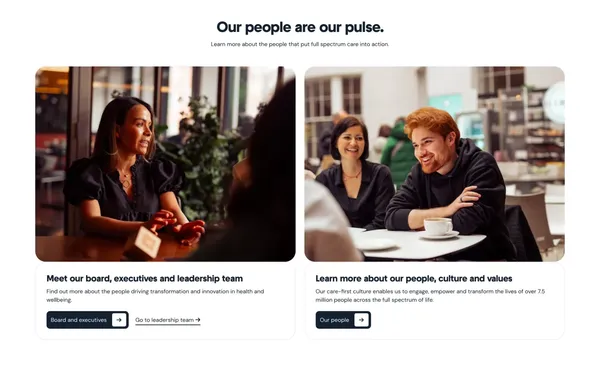 Spectrum.Life | Full spectrum care, for a full spectrum life. - Landing design inspiration