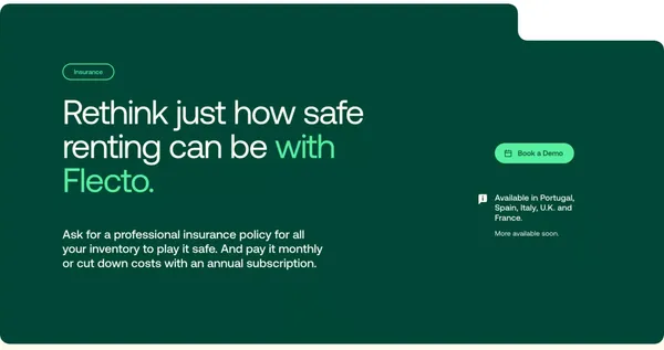Flecto - Unlock your Rental Business and Access New Customers | - Landing design inspiration