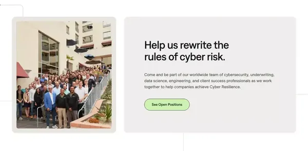 Cyber Security Risk Management I The Resilience Solution - Landing design inspiration