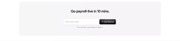 Warp | Payroll and Compliance for Startups - Landing design inspiration