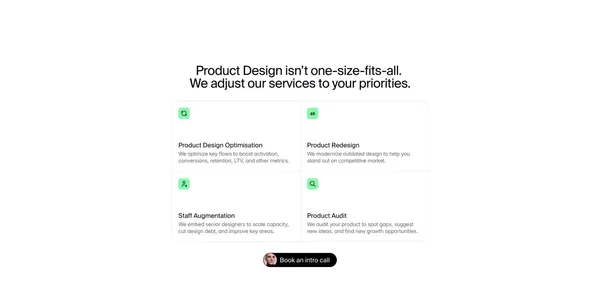 Other Land - Product Design team - Landing design inspiration