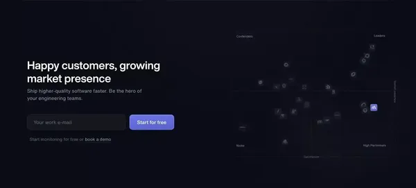 Better Stack - Radically better observability stack - Landing design inspiration