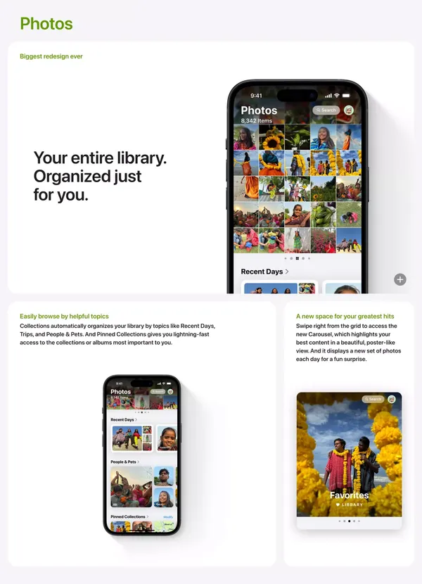 iOS 18 Preview - Apple - Landing design inspiration