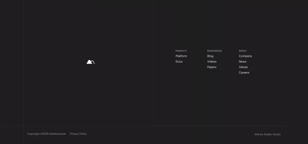 Distributional | Deploy AI with Confidence - Landing design inspiration