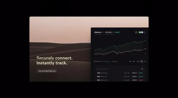 Fey: Make better investments. - Landing design inspiration