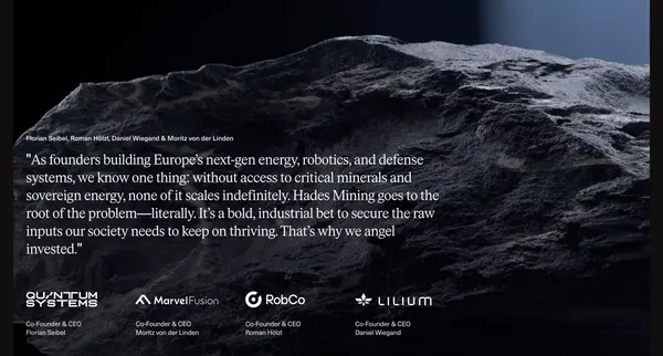 Hades Mining - Landing design inspiration