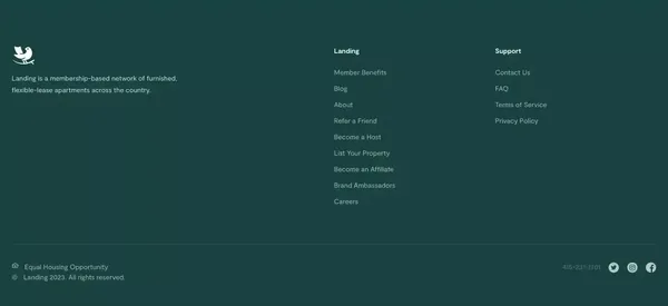 Just a moment... - Landing design inspiration