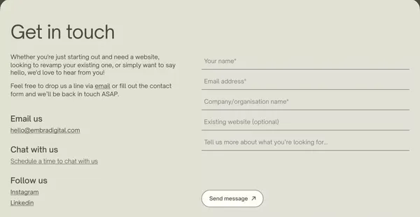 Embra Digital | Edinburgh | Leading Web Design Scotland - Landing design inspiration