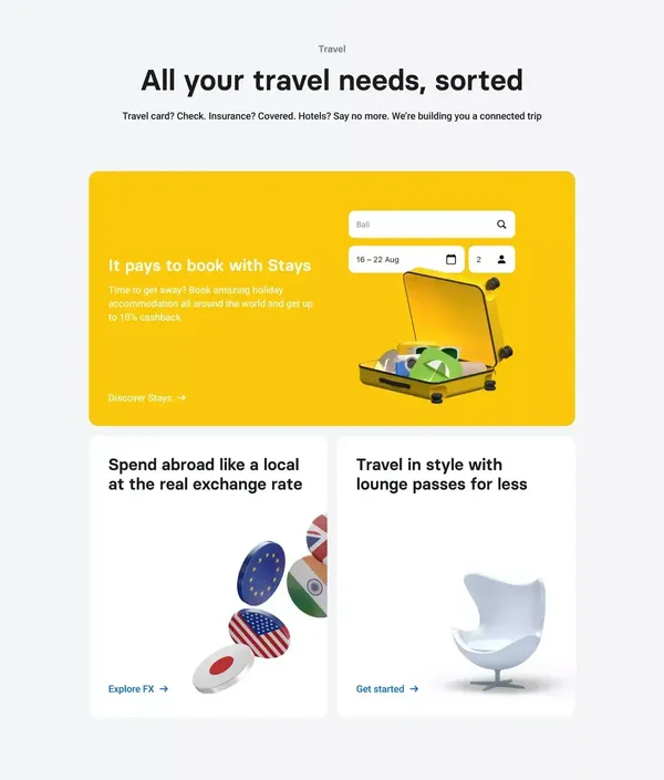 Revolut – One app, all things money - Landing design inspiration