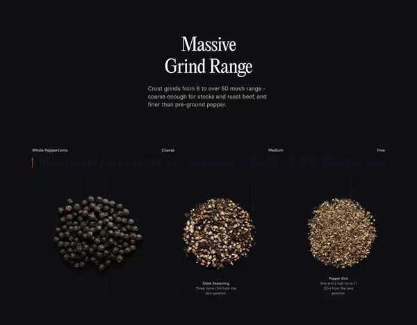 Crust - Landing design inspiration