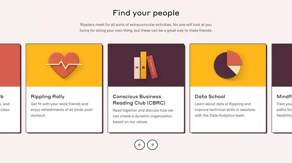 Rippling Careers & Jobs | Life at Rippling - Landing design inspiration