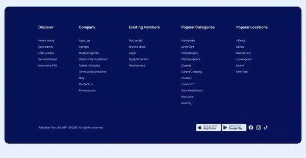 Hire skilled people & earn extra money today on Airtasker.com/us | Airtasker US - Landing design inspiration