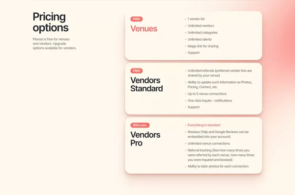 Planoo - Landing design inspiration