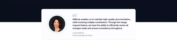 GitBook - Where technical teams document. - Landing design inspiration