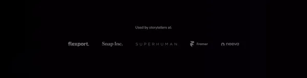 Tome - The storytelling tool for work. - Landing design inspiration