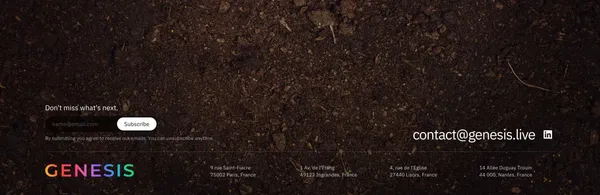 Genesis Soil Intelligence - Landing design inspiration