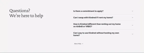 Trusted Home Swapping and Exchange Community | Kindred - Landing design inspiration