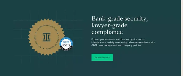 Ironclad: Contract Management Software for the Digital Age - Landing design inspiration