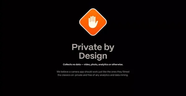 Kino — Pro Video Camera for iPhone - Landing design inspiration