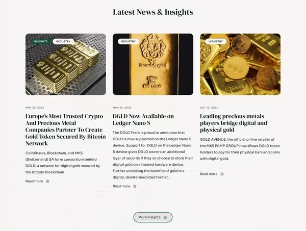 DGLD | Homepage - Landing design inspiration