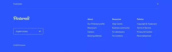 Get started | Pinterest Business - Landing design inspiration