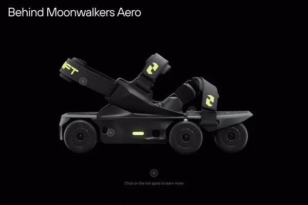 Move more, live more – Shift Robotics - Landing design inspiration