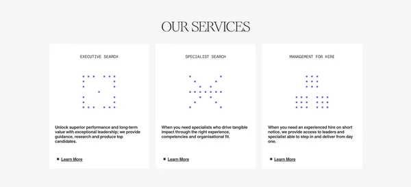 Kvant | Executive Search - Landing design inspiration