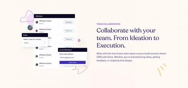 Simple, affordable, and flexible white-label CMS platform - Dorik - Landing design inspiration