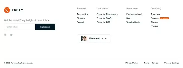 Furey Financial | Dynamic solutions that power high-growth startups - Landing design inspiration